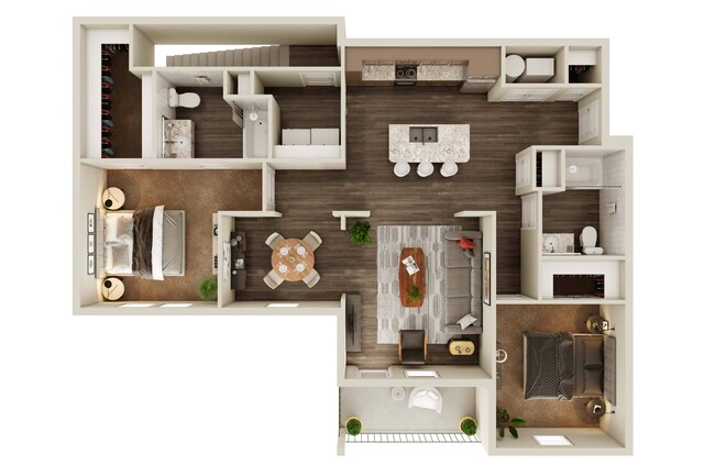 Floorplan - Aurora Apartments