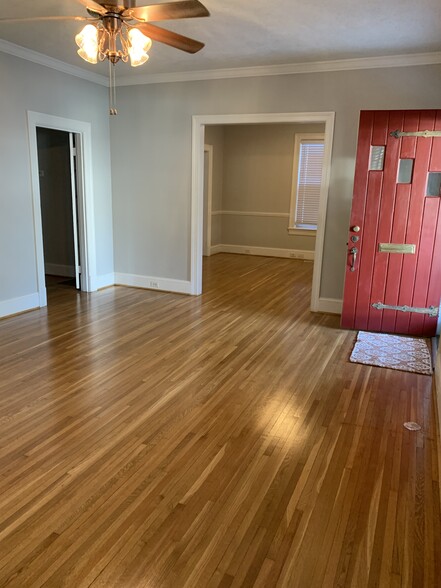 Living room, looking towards dining room - 166 Montague St