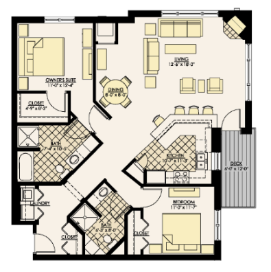 Floorplan - Westmarke Condominiums