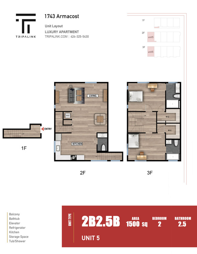 Floorplan - 1743 Armacost Ave