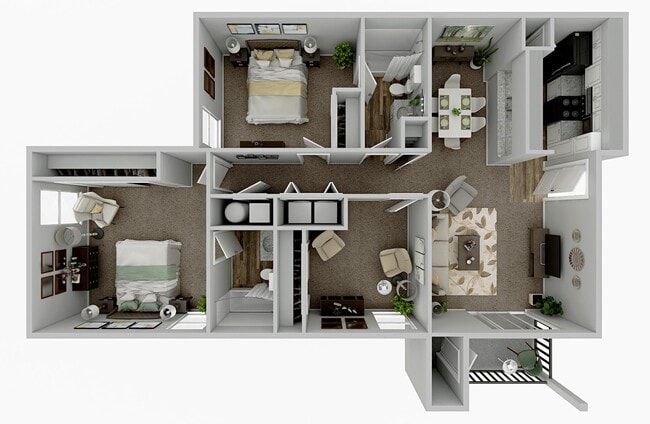 Floorplan - The Belmont Apartments