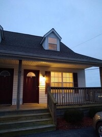 Front of unit with deck - Crown Pointe Townhomes - Shiloh