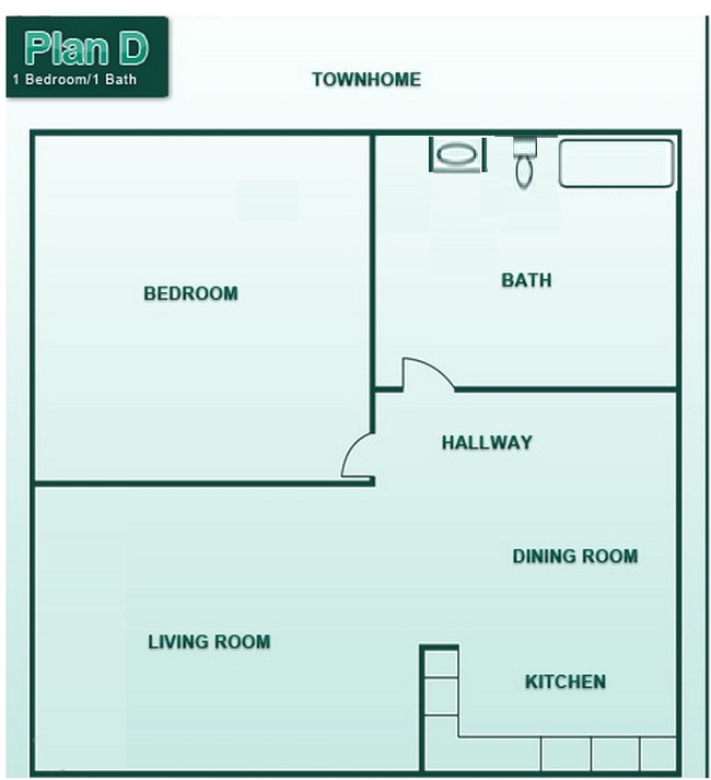 Plan D - 8123 - Sepulveda Apartments