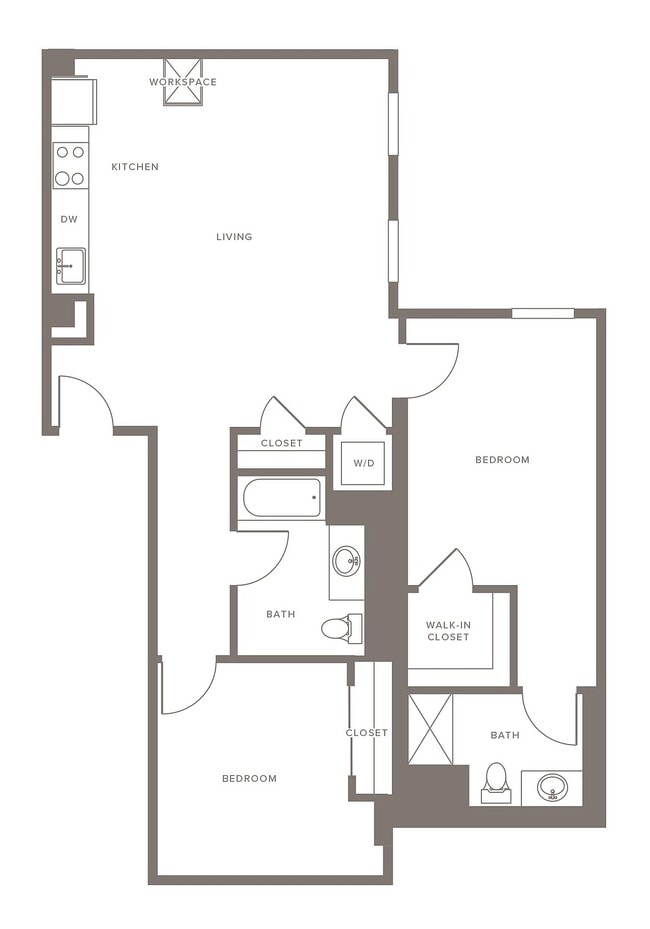 B08 - Two Bedroom - Modera Lofts
