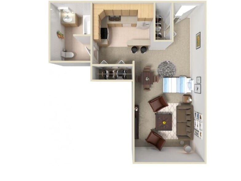 Interior Photo - Abbot Manor (910 Apartments, LLC)