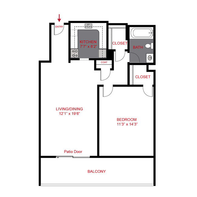 Floorplan - Liv on Steele