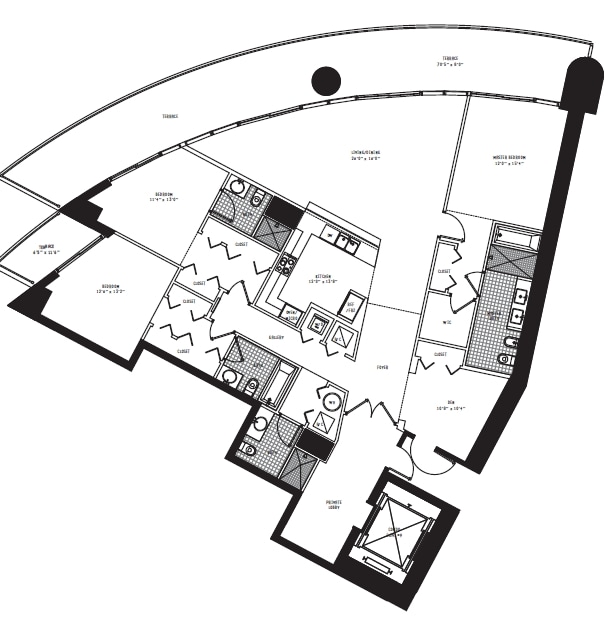 3BR/4BA - 900 Biscayne