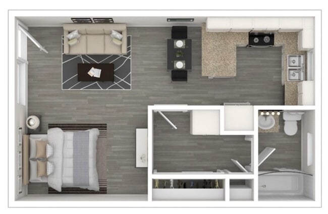 Floorplan - The Rev Apartment Homes