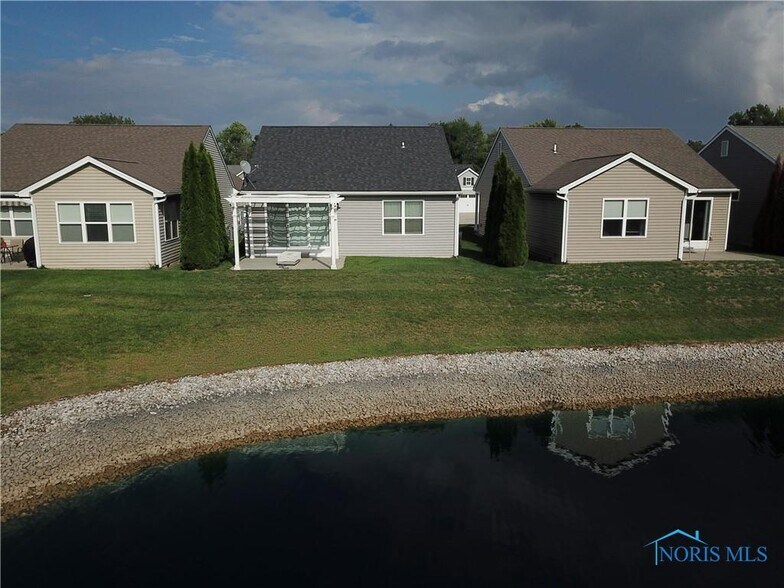 Rear Pond View - 2143 Fieldbrook Dr