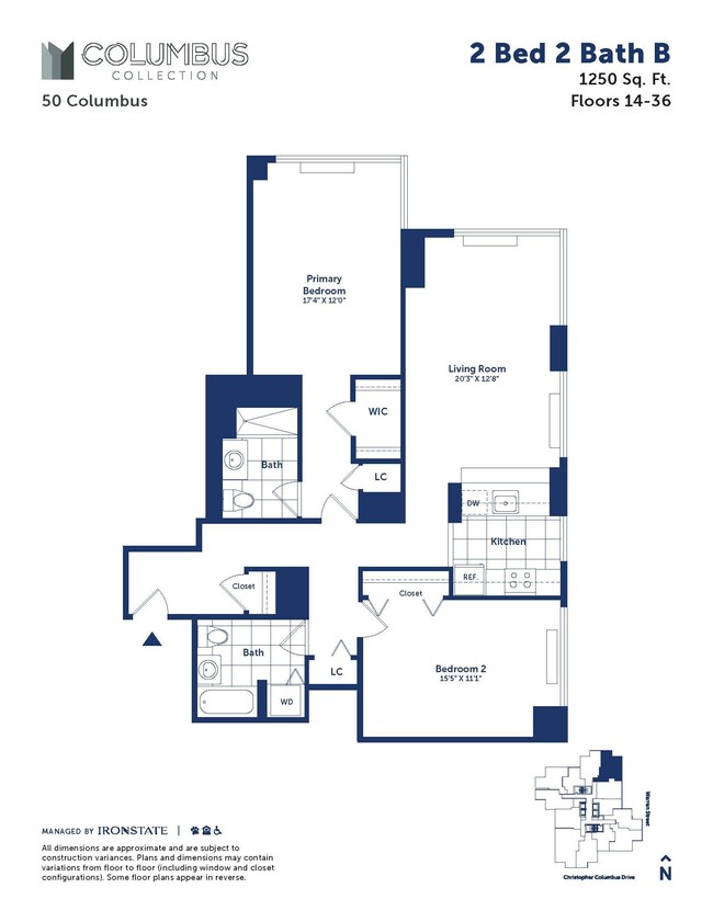 Floorplan - 50 Columbus