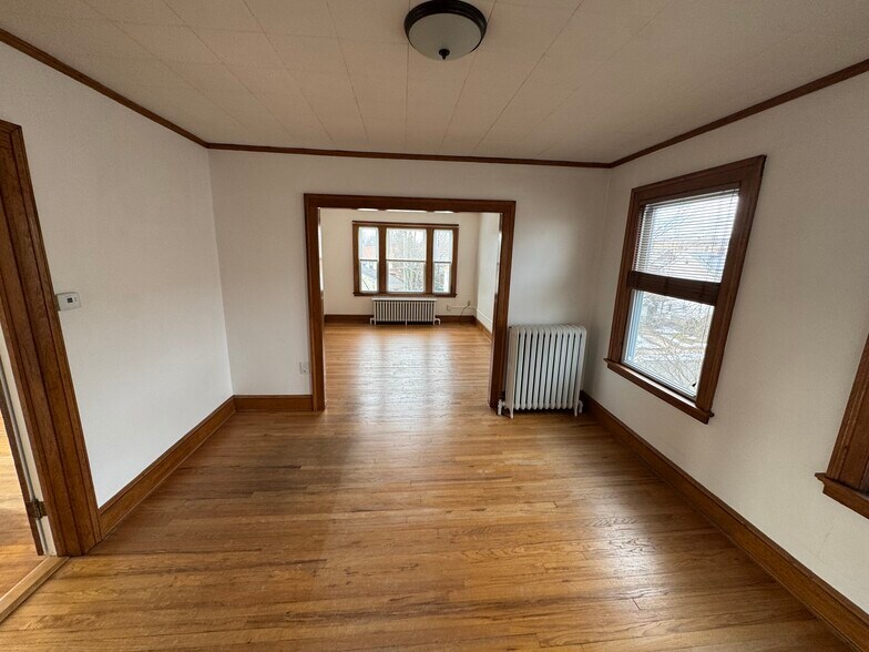 Dining room looking into living room - 34 Nesbit Ave