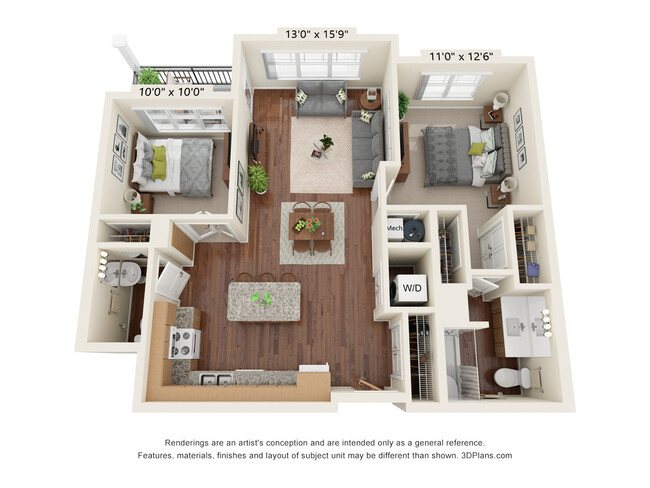 Floorplan - Ashlynn Ridge 55+ Apartments