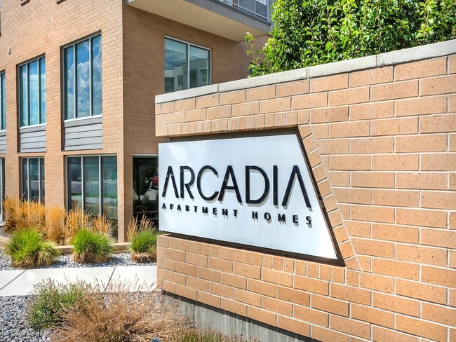 Entrance Sign at Arcadia Apartments - Arcadia Apartment Homes