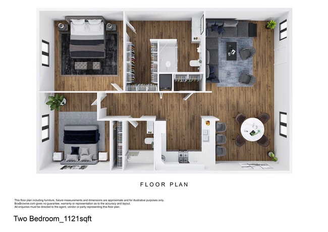Floorplan - The Flats