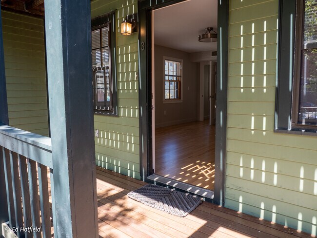First Floor deck and door - 3 Webster Avenue