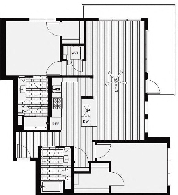 Floorplan - Vida North Park Apartments