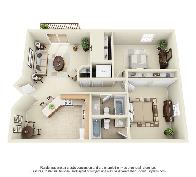 Floorplan - 3004 Clearwater Ave