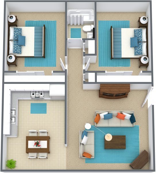 Floorplan - Greenway Apartments