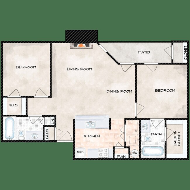 Floorplan - Arbor Trails Apartment Homes