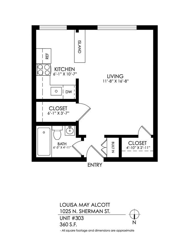 Floorplan - Louisa May Alcott