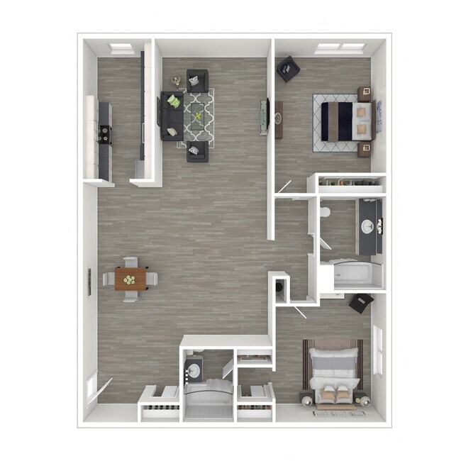 Floorplan - Los Feliz Apartments