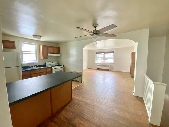 Living area and kitchen - 312 S 49th St