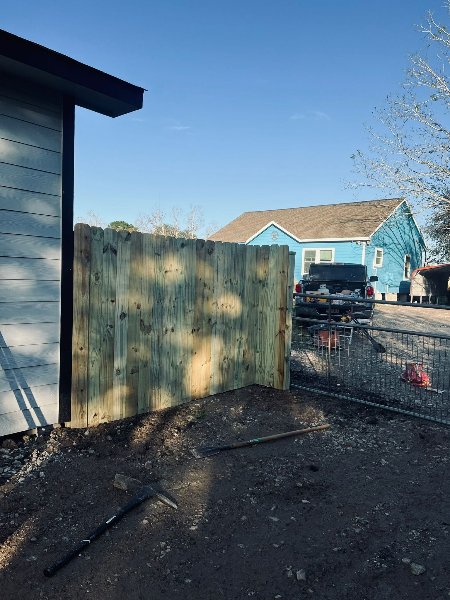House has its own gate - 16513 W Sandy Meadows Dr