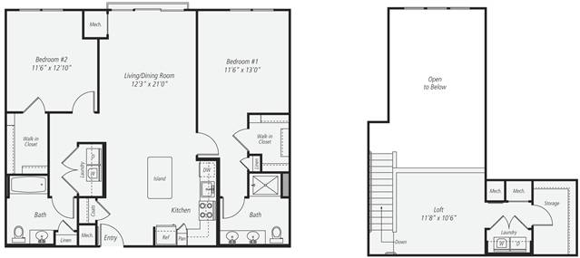 Floorplan - Avalon at Wesmont Station