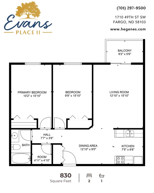 Floorplan - Evans Place 2