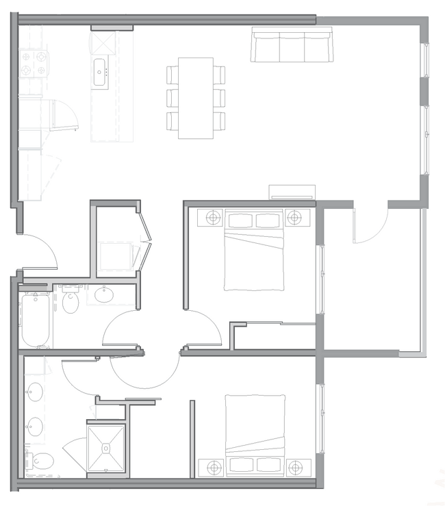 Floorplan - Uptown at Kirkland Urban