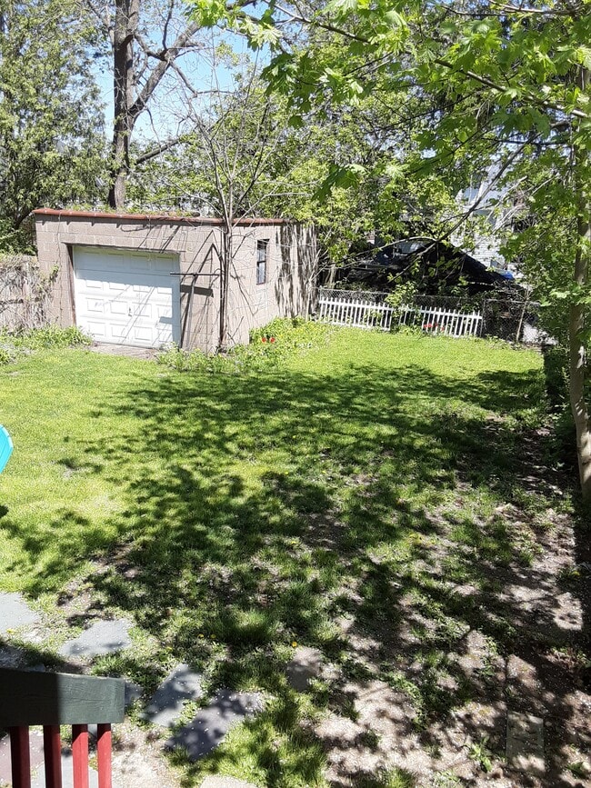 Large backyard, fenced - 931 Westcott St