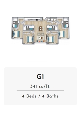 Floorplan - The Edge on Washington