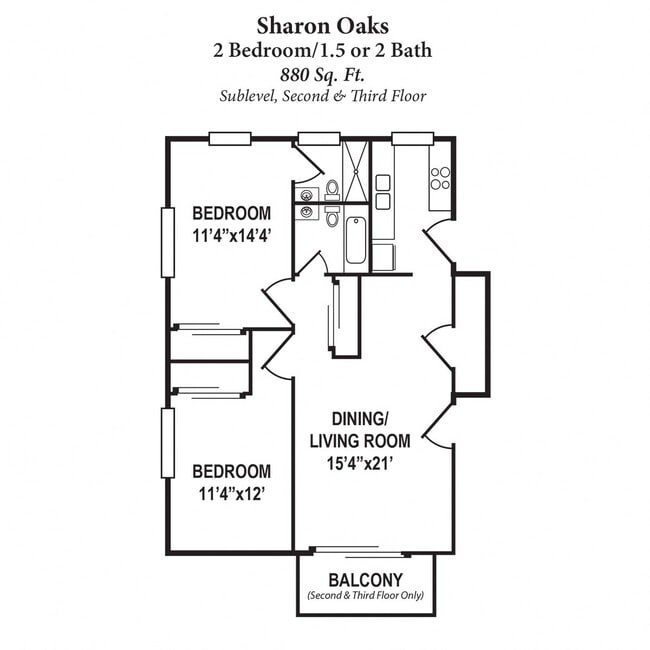 Floorplan - Forest Park Apartments