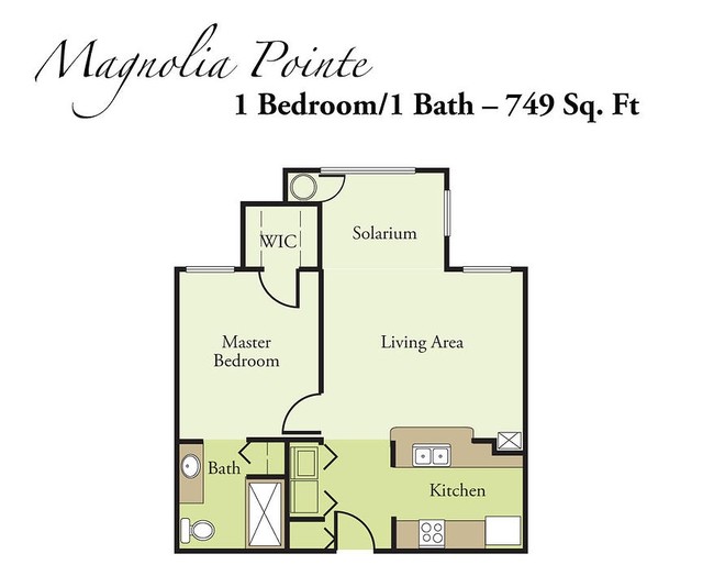 1BR/1BA - Magnolia Pointe Apartments