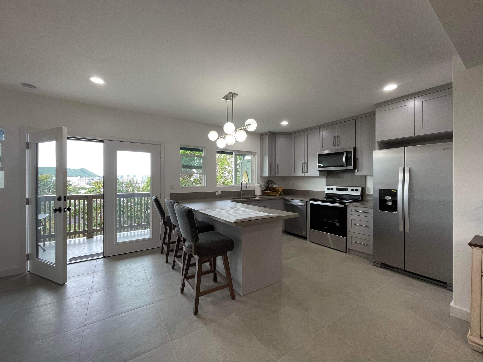 Second floor: kitchen area - 951 Hala Dr