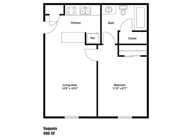 Floorplan - WatersEdge Denton Apartments