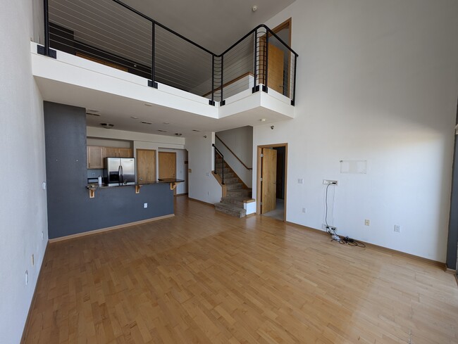 View of the lofted area from the living room - 2121 S Kinnickinnic Ave