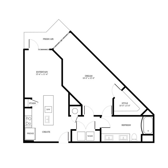 Floorplan - District on the Etowah Apartments