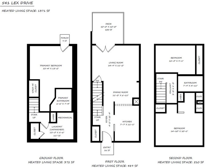 Floor Plan - 541 Lex Dr