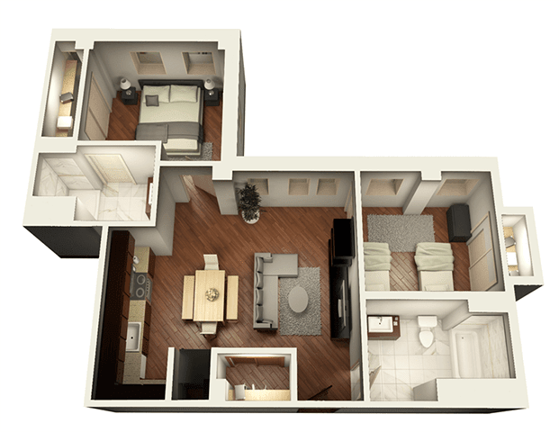 Floorplan - Somerset Place Apartments