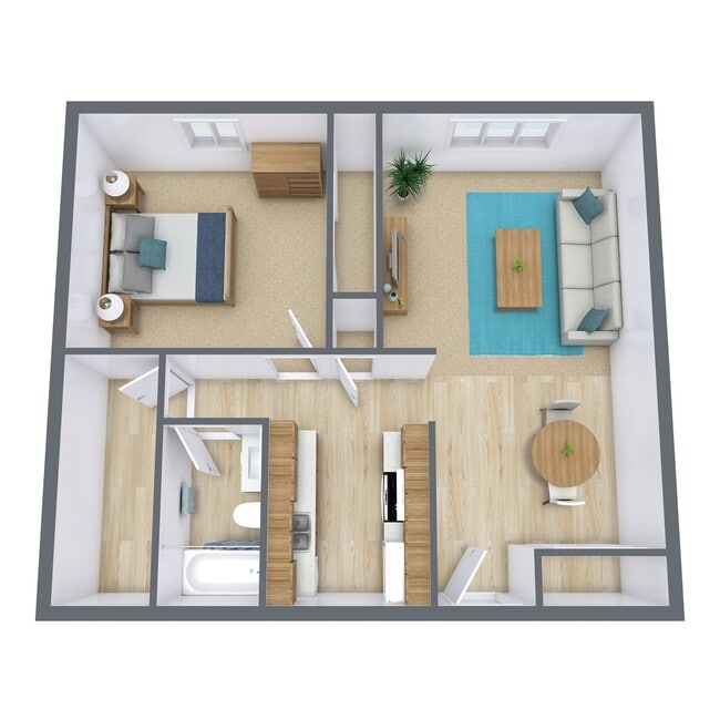 Floorplan - Bradbury Apartments
