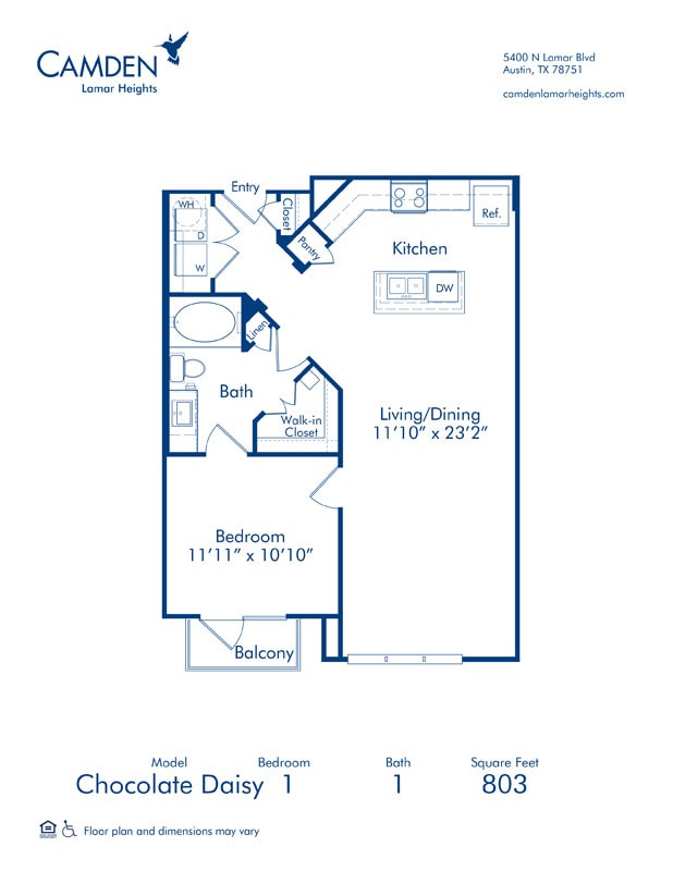 Floorplan - Camden Lamar Heights