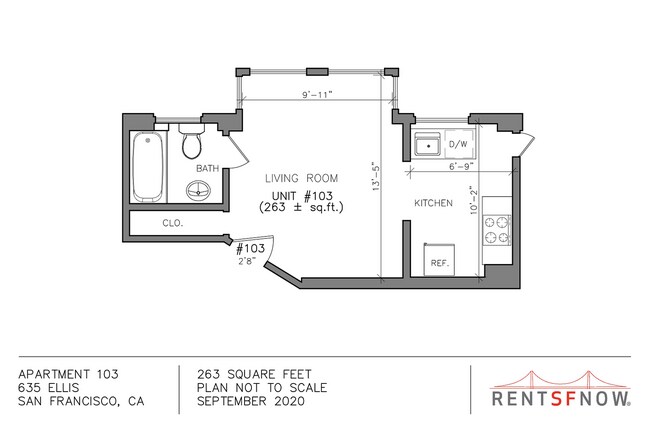Floorplan - 635 Ellis