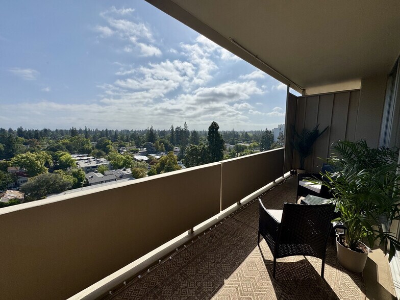 Private patio overlooking the bay - 633 Cowper St