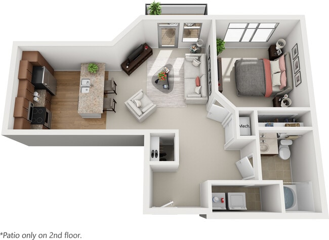 Floorplan - The Enclave Luxury Apartments