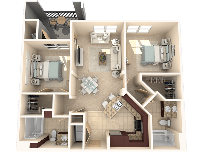 Floorplan - 55+ FountainGlen  Jacaranda