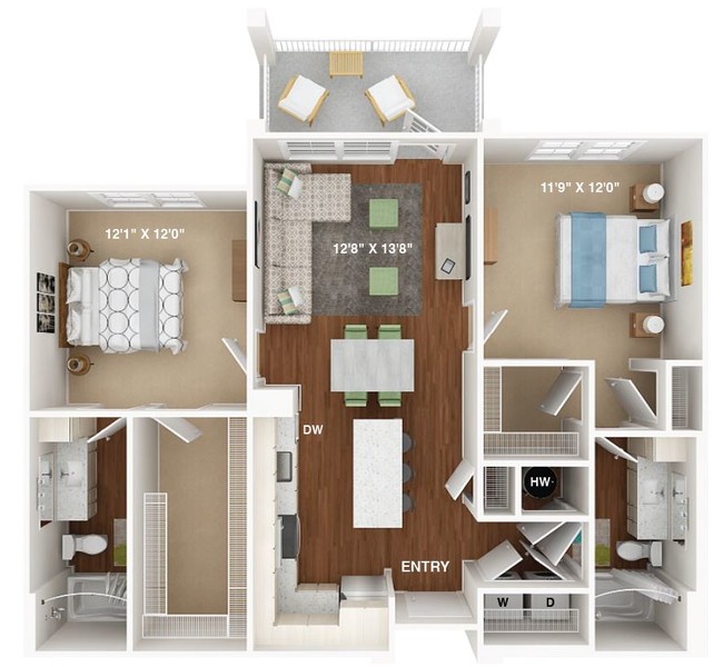 Floorplan - The Alexander at Sabal Point