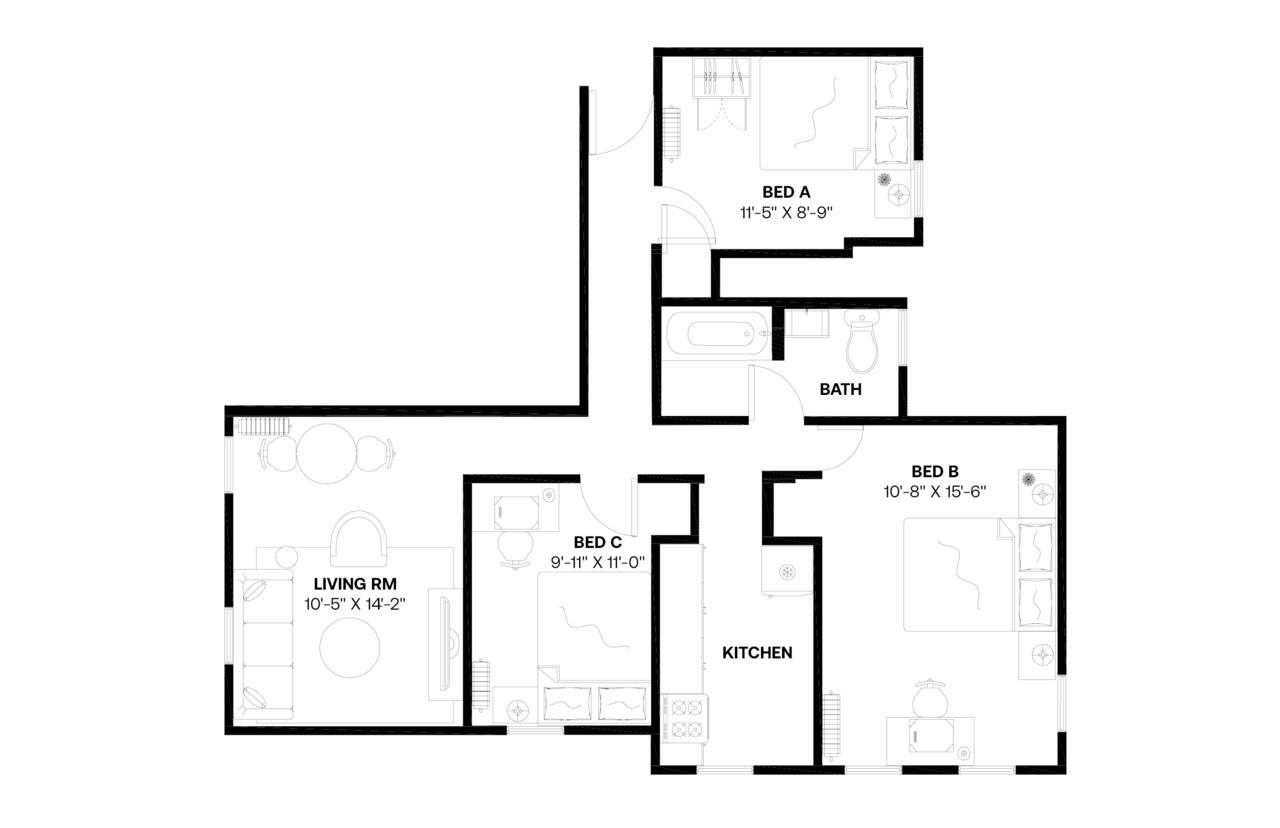 Building Photo - Room in Shared 3 bed/1 bath home