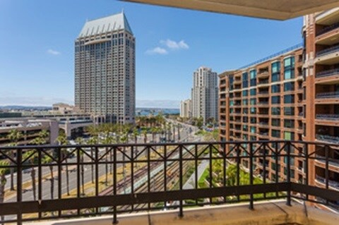 View from the spacious patio - 500 W Harbor Dr
