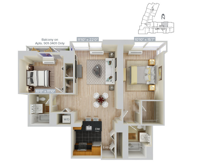 Floorplan - Avalon Riverview